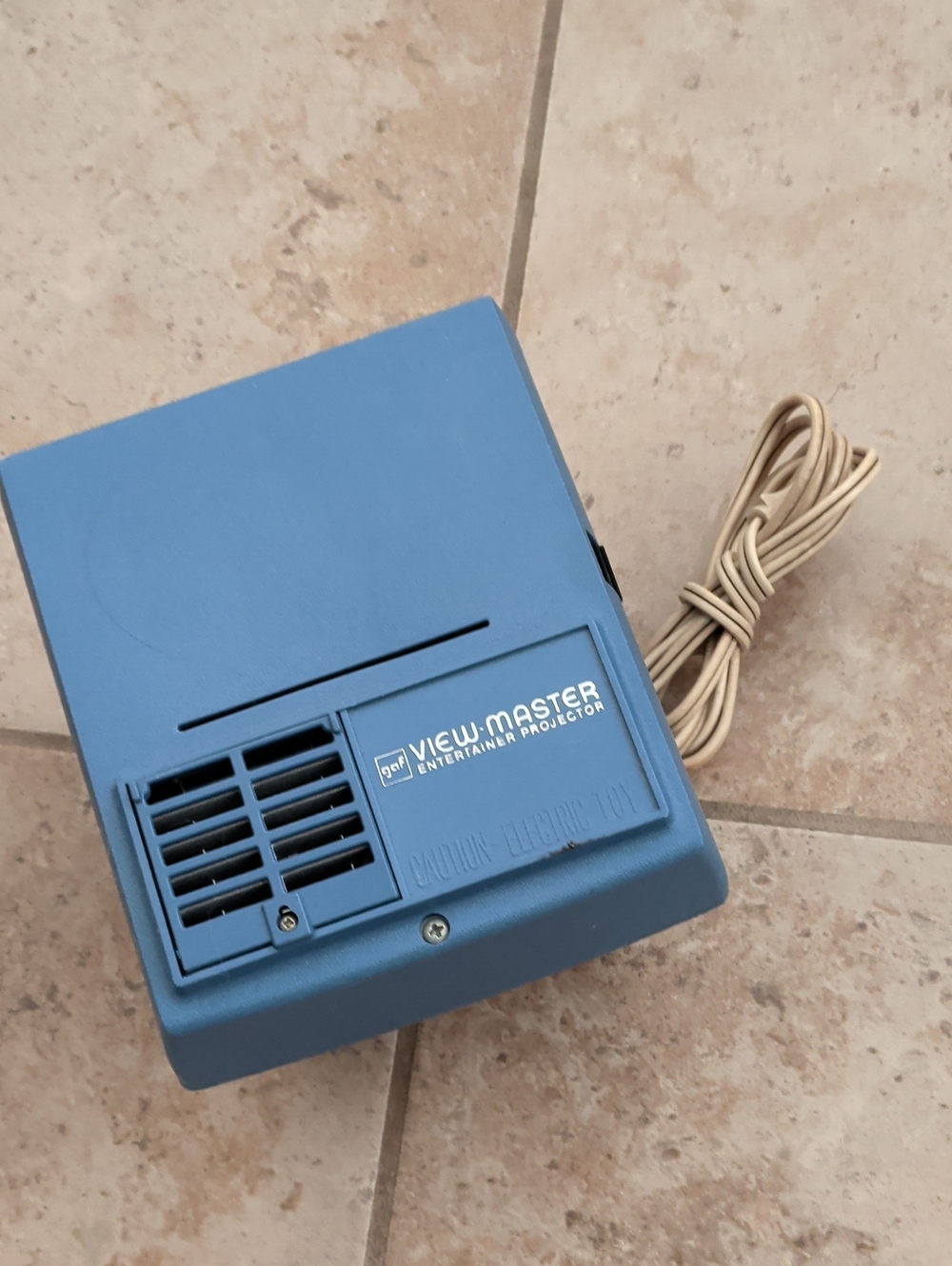 Vintage VIEW-MASTER Entertainer Projector in Blue